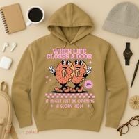 Life Closes A Door Funny Embarrassing Gag Glory Hole Meme Hoodie thumb 3