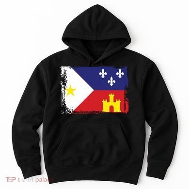 Louisiana Cajun Acadiana Flag Hoodie