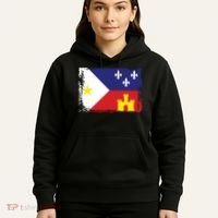 Louisiana Cajun Acadiana Flag Hoodie thumb 5