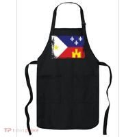 Louisiana Cajun Acadiana Flag Apron thumb 0