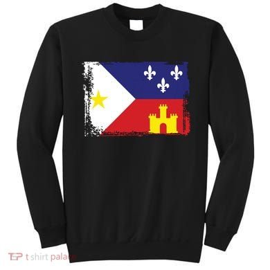 Louisiana Cajun Acadiana Flag Sweatshirt
