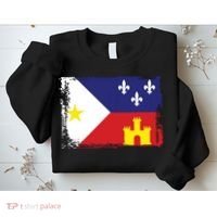 Louisiana Cajun Acadiana Flag Sweatshirt thumb 2