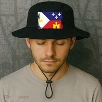 Louisiana Cajun Acadiana Flag Bucket Hat thumb 2