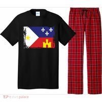Louisiana Cajun Acadiana Flag Pajama Set thumb 0