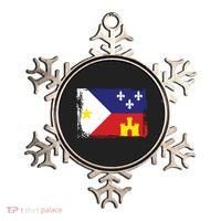 Louisiana Cajun Acadiana Flag Ornament thumb 0