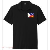 Louisiana Cajun Acadiana Flag Sport-Tek Posi-UV Pro Polo thumb 0