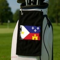 Louisiana Cajun Acadiana Flag Golf Towel thumb 2