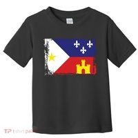 Louisiana Cajun Acadiana Flag Toddler T-Shirt thumb 0