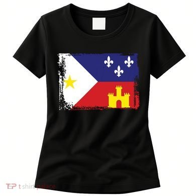 Louisiana Cajun Acadiana Flag Women's T-Shirt