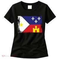Louisiana Cajun Acadiana Flag Women's T-Shirt thumb 0