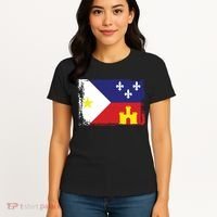 Louisiana Cajun Acadiana Flag Women's T-Shirt thumb 4