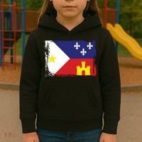 Louisiana Cajun Acadiana Flag Kids Hoodie thumb 3
