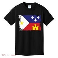 Louisiana Cajun Acadiana Flag Kids T-Shirt thumb 0