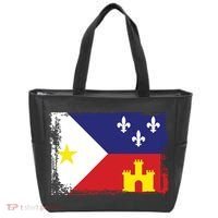 Louisiana Cajun Acadiana Flag Tote Bag thumb 0