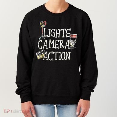 Lights Camera Action Film Director Women's Sweatshirt
