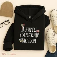 Lights Camera Action Film Director Hoodie thumb 4