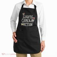 Lights Camera Action Film Director Apron thumb 2