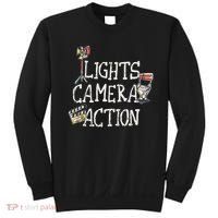 Lights Camera Action Film Director Sweatshirt thumb 0