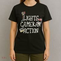Lights Camera Action Film Director T-Shirt thumb 4