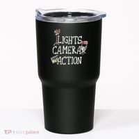 Lights Camera Action Film Director Tumbler thumb 0