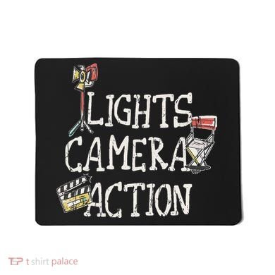 Lights Camera Action Film Director Mousepad