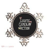 Lights Camera Action Film Director Ornament thumb 0