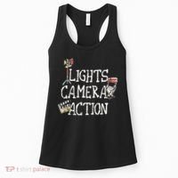 Lights Camera Action Film Director Women's Tank Top thumb 0