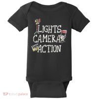 Lights Camera Action Film Director Baby Bodysuit thumb 0