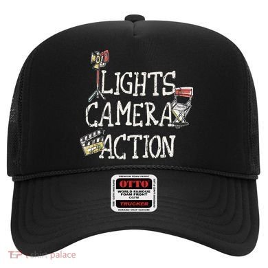 Lights Camera Action Film Director Hat