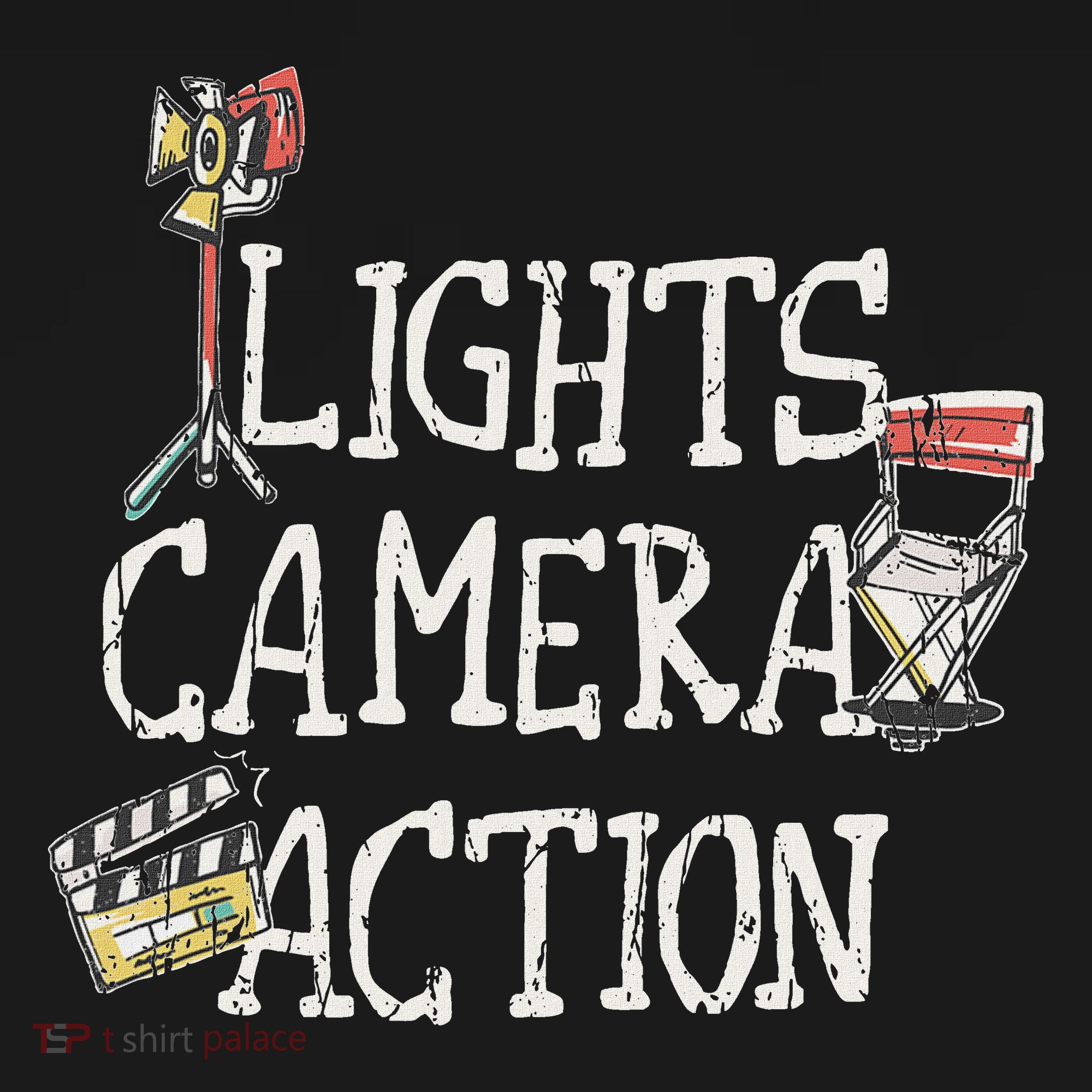 Lights Camera Action Film Director Toddler Hoodie