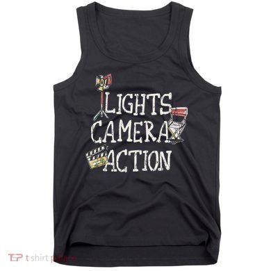 Lights Camera Action Film Director Tank Top