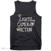 Lights Camera Action Film Director Tank Top thumb 0