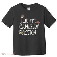 Lights Camera Action Film Director Toddler T-Shirt thumb 0