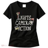 Lights Camera Action Film Director Women's T-Shirt thumb 0