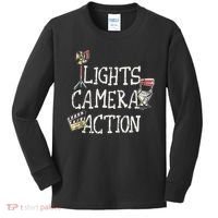 Lights Camera Action Film Director Kids Long Sleeve Shirt thumb 0