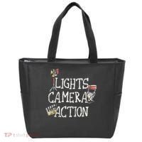 Lights Camera Action Film Director Tote Bag thumb 0