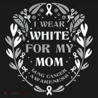 Lung Cancer Awareness For My Mom Lung Cancer Warrior Hoodie thumb 7