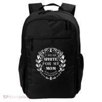 Lung Cancer Awareness For My Mom Lung Cancer Warrior Backpack thumb 0
