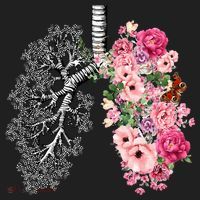 Lungs Cancer Awareness Bloomi Anatomy Classic Women's Sweatshirt thumb 2