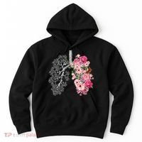 Lungs Cancer Awareness Bloomi Anatomy Classic Hoodie thumb 0