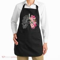 Lungs Cancer Awareness Bloomi Anatomy Classic Apron thumb 2