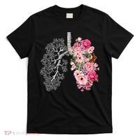 Lungs Cancer Awareness Bloomi Anatomy Classic T-Shirt thumb 0