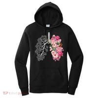 Lungs Cancer Awareness Bloomi Anatomy Classic Women's Hoodie thumb 0