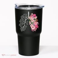 Lungs Cancer Awareness Bloomi Anatomy Classic Tumbler thumb 0
