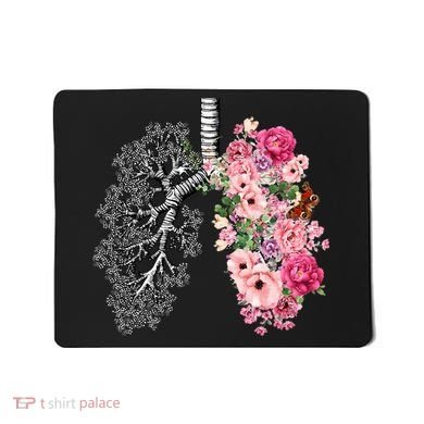 Lungs Cancer Awareness Bloomi Anatomy Classic Mousepad