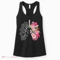 Lungs Cancer Awareness Bloomi Anatomy Classic Women's Tank Top thumb 0