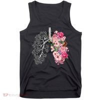 Lungs Cancer Awareness Bloomi Anatomy Classic Tank Top thumb 0