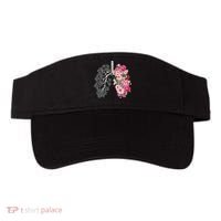 Lungs Cancer Awareness Bloomi Anatomy Classic Visor thumb 0