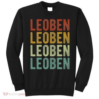 Leoben City Austria Retro Sweatshirt