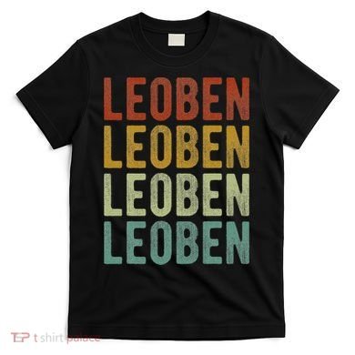 Leoben City Austria Retro T-Shirt